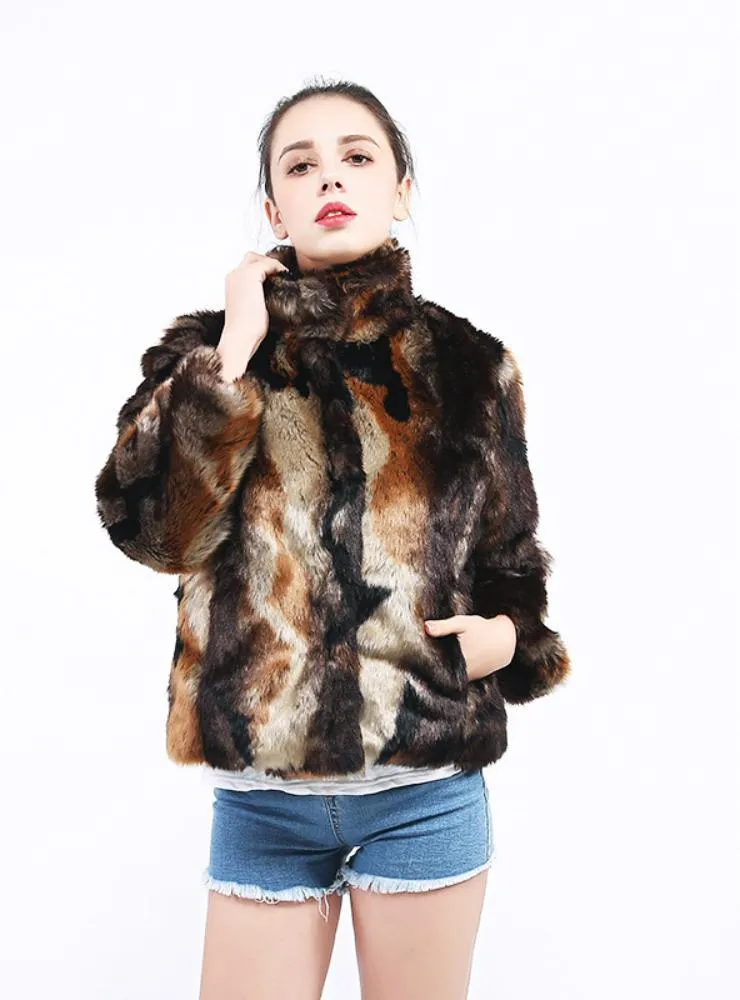 Faux Fur Coat Fur Coat Rabbit Fur Jacket