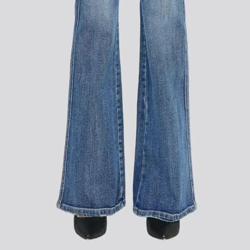 Flared fashion jeans
 for women