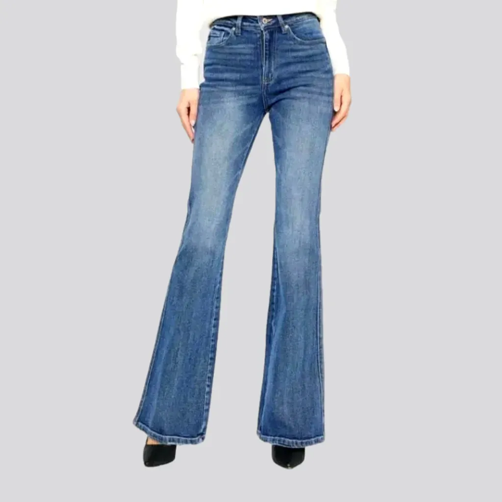 Flared fashion jeans
 for women