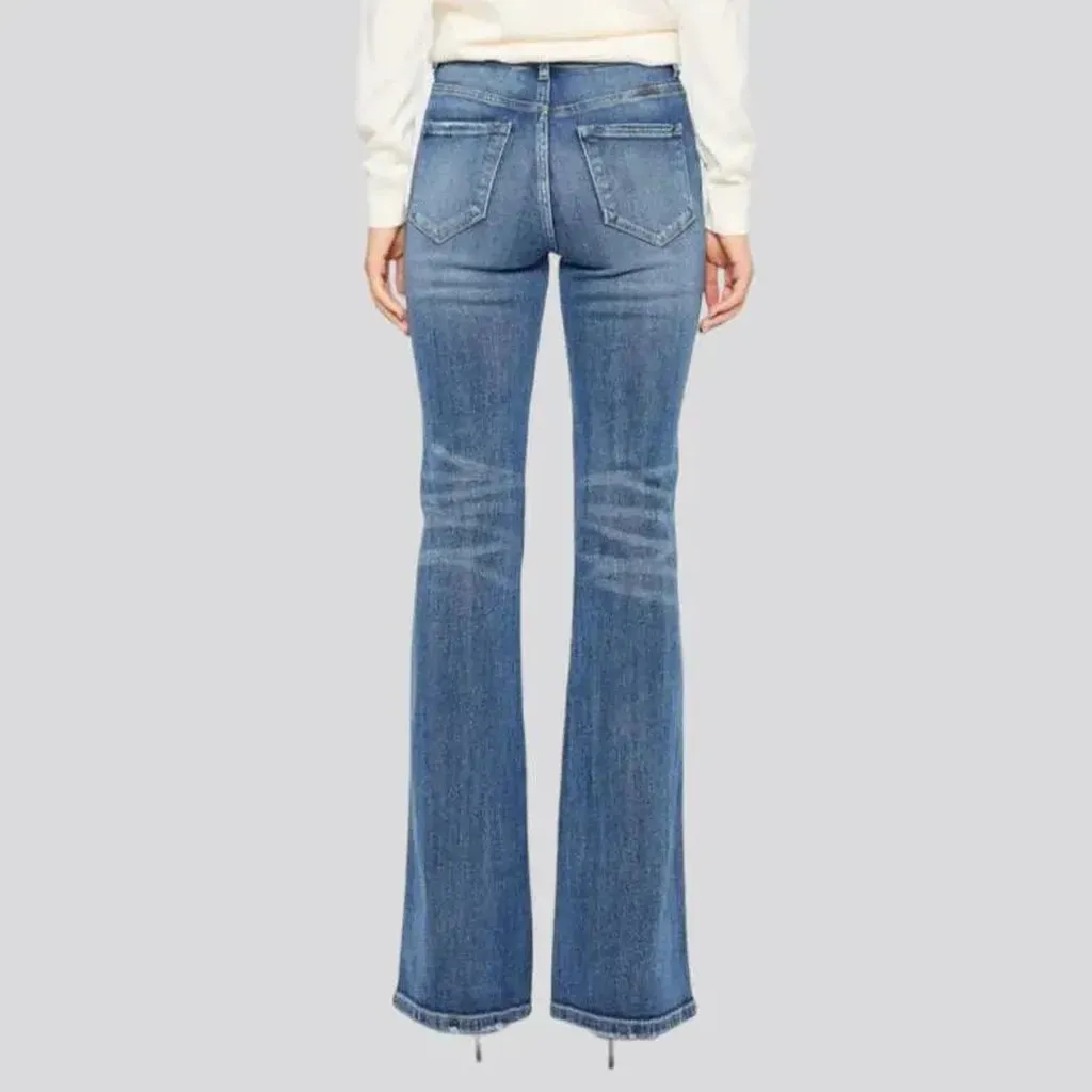 Flared fashion jeans
 for women