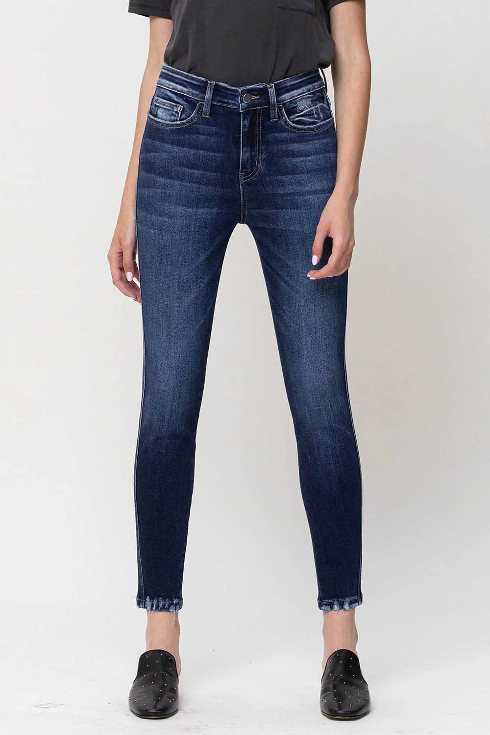 Flying Monkey High Rise Crop Skinny Jeans