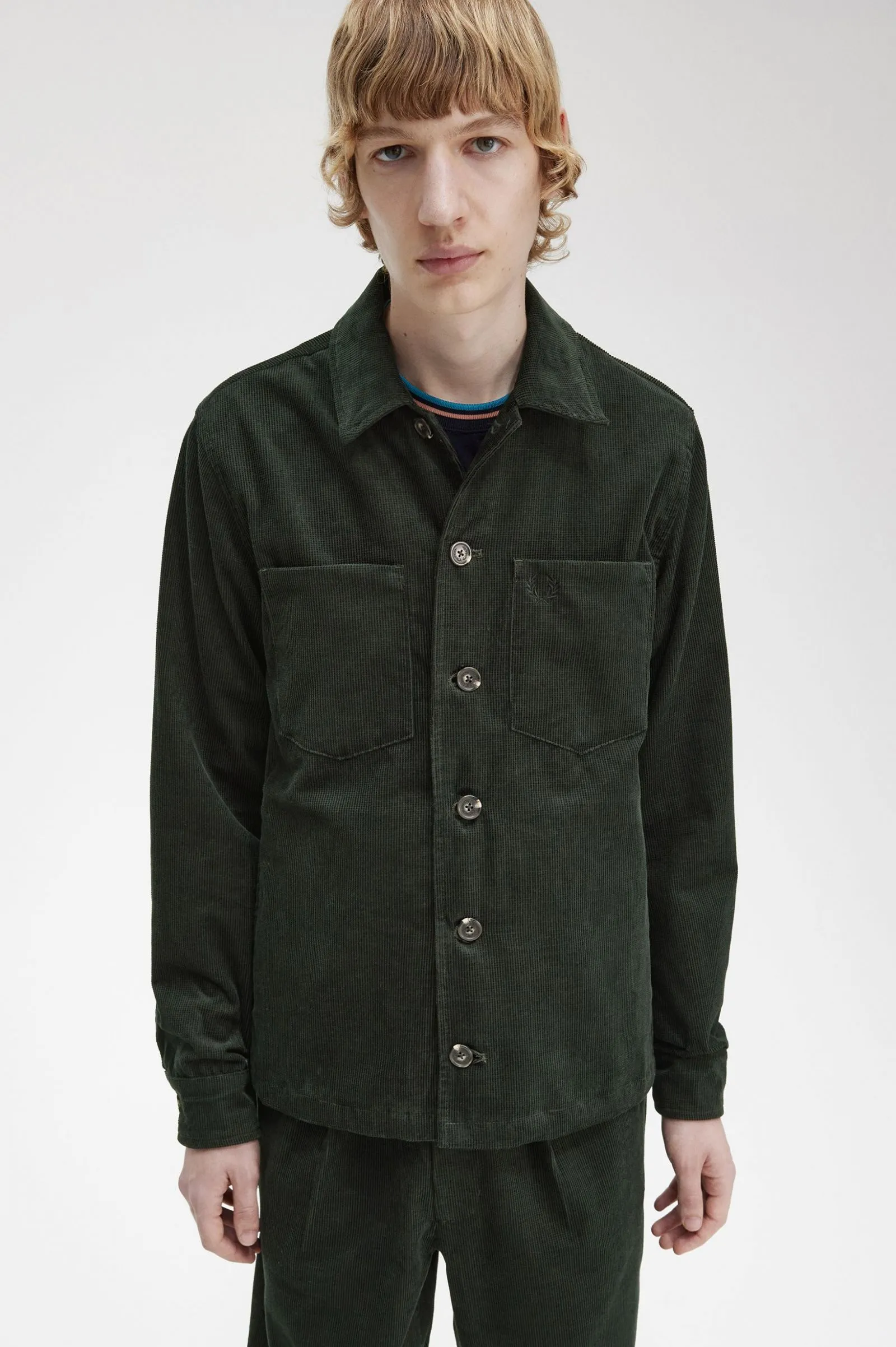 Fred Perry M6595 Cord Overshirt