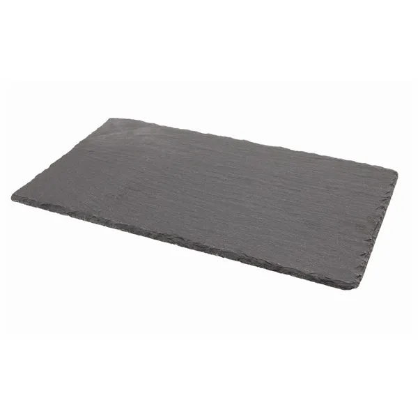 Genware Natural Slate Platter 32 X 18cm 1/3 GN (Pack of 6)