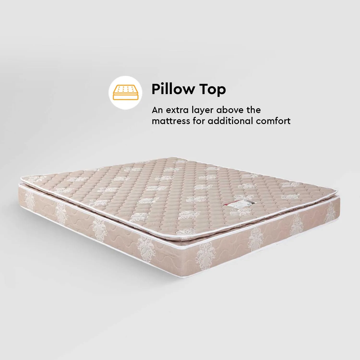 GODREJ INTERIO Mattress Restomatic King Bed Spring Mattress (78 x 72 x 8), 5-Years Warranty, Bonnell Spring