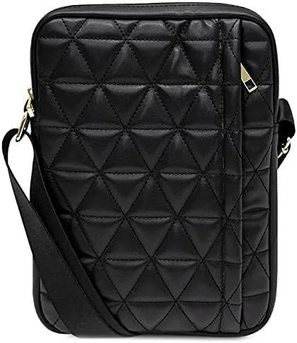 Guess Torba 10" Quilted Tablet Bag Black - GUTB10QLBK