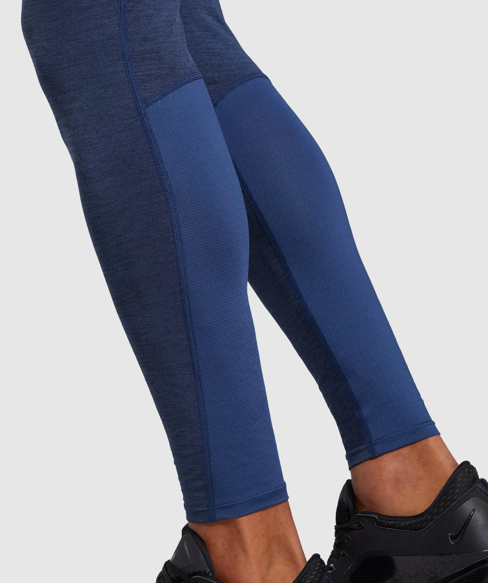 Gymshark Element  Baselayer Leggings - Dark Blue Marl