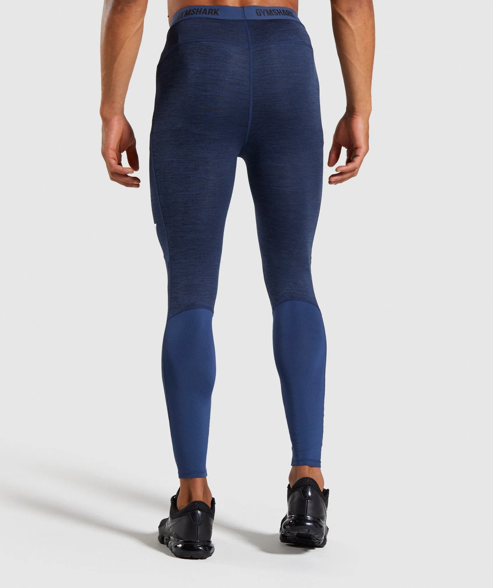 Gymshark Element  Baselayer Leggings - Dark Blue Marl