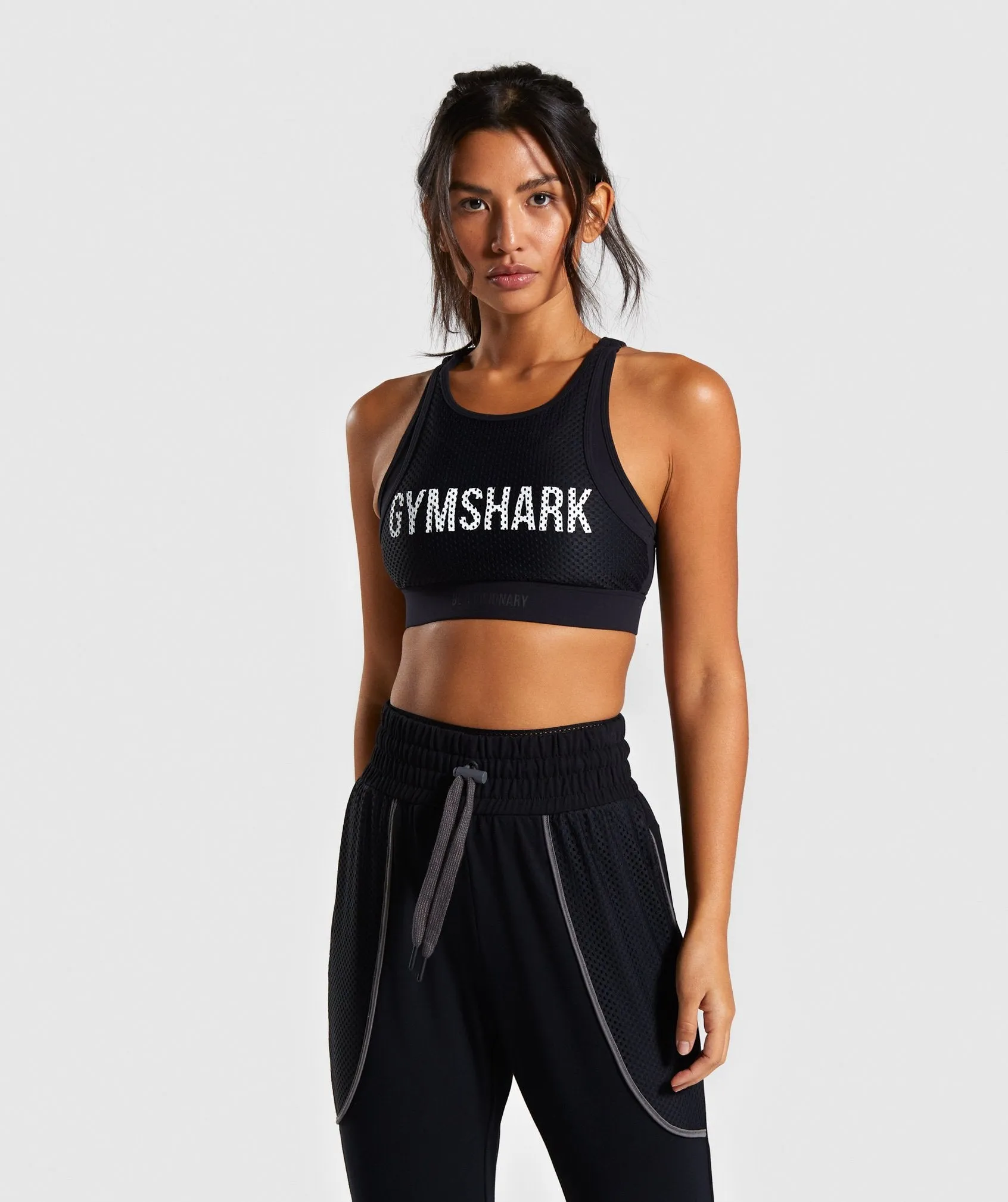 Gymshark Movement Mesh Sports Bra - Black