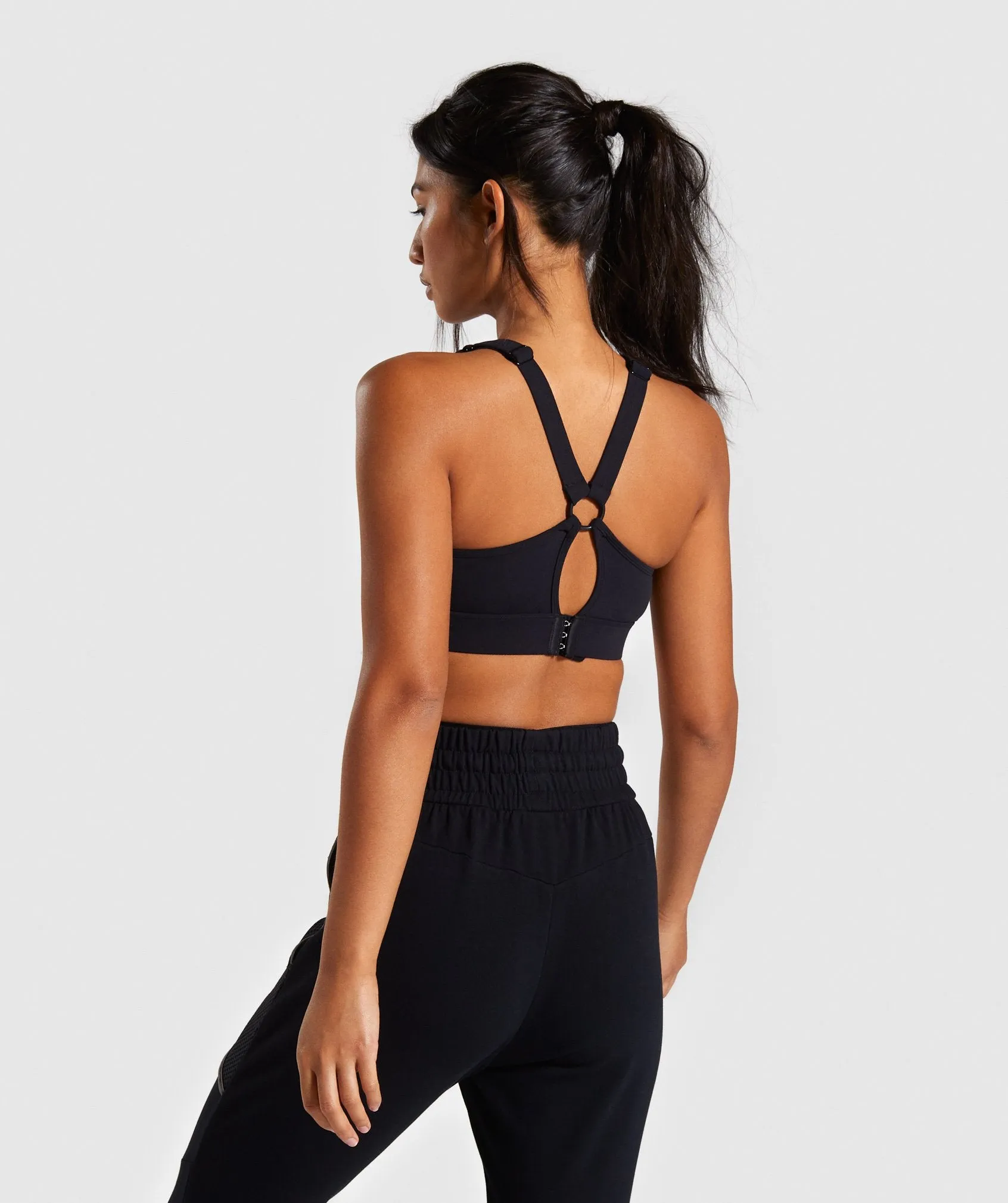 Gymshark Movement Mesh Sports Bra - Black