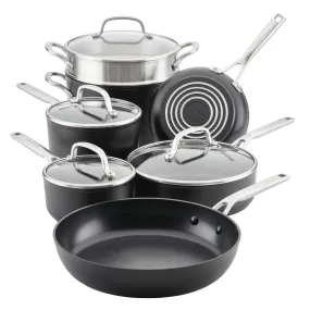 Hard-Anodized Induction 11-Piece Nonstick Cookware Set