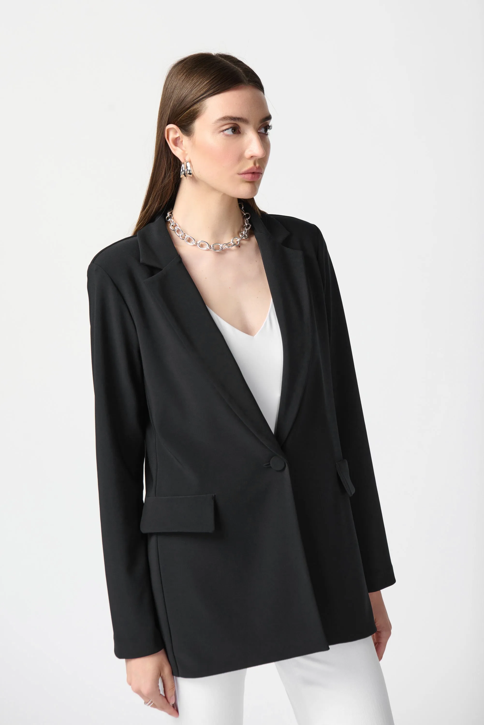 Joseph Ribkoff Straight Blazer Essential Black - 231064