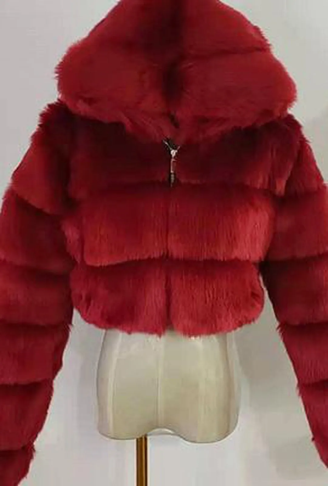 KAYLI - BELERO HOODED FUR JACKET