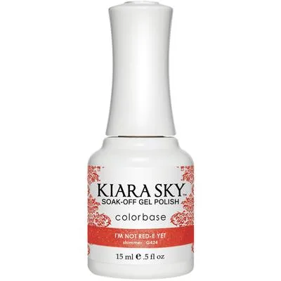 Kiara Sky Gel - 424 I'm Not Red-E Yet