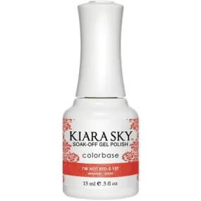 Kiara Sky Gel - 424 I'm Not Red-E Yet