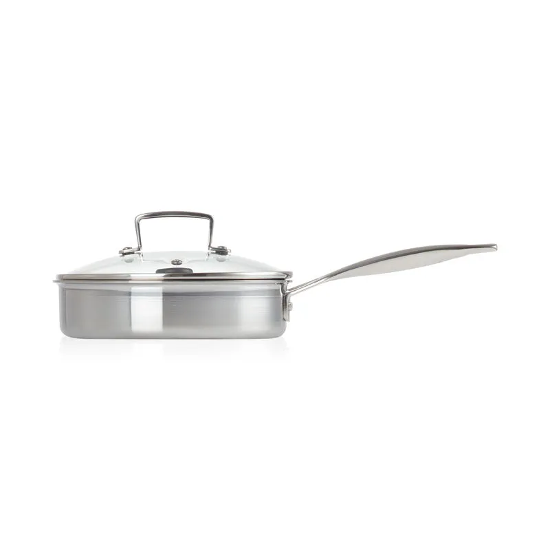 Le Creuset 3-ply Stainless Steel Sauté Pan with Poaching Insert 20cm