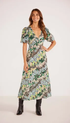 Lenora Keyhole Midi Dress