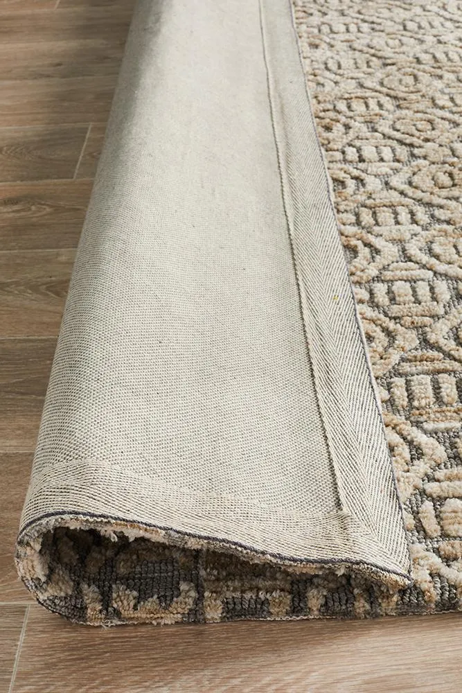 Levi Hannah Natural Grey Rug