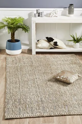 Levi Hannah Natural Grey Rug