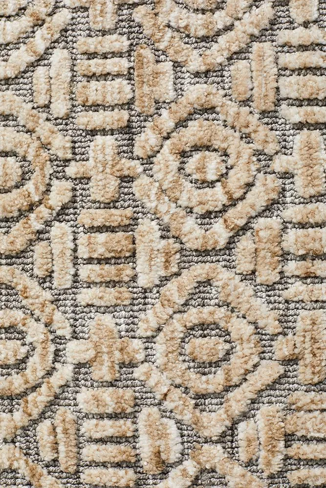 Levi Hannah Natural Grey Rug