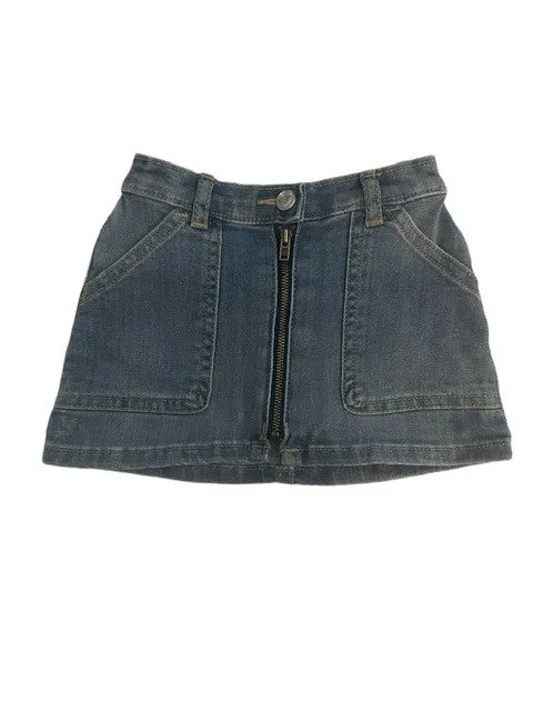 LIGHT WASH DENIM SKIRT (SZ 6-12 Months)