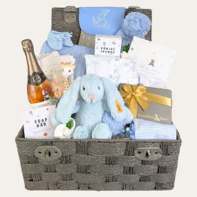 Luxury Baby Boy Gifts Hamper Basket Hello Little One