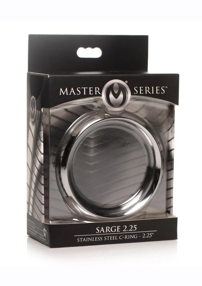 Master Series Sarge 2.25in Stainless Steel Erection Enhancer Cock Ring