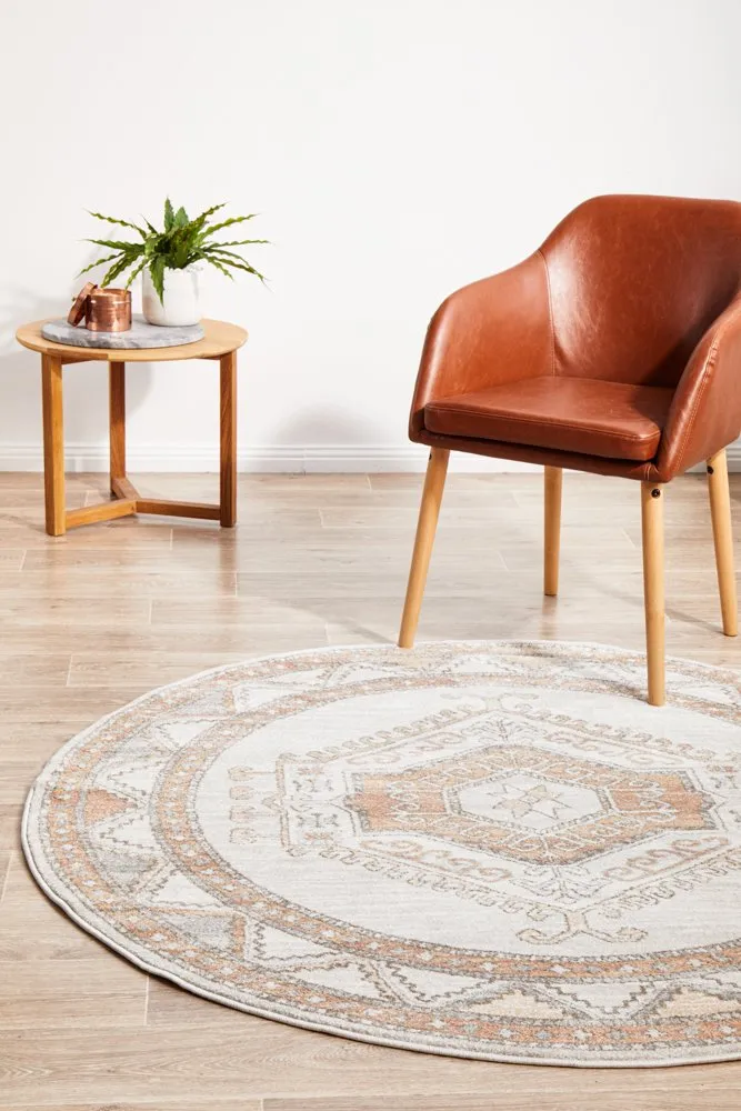 Mayfair Caitlen Round Rug (Natural) by Rug Culture