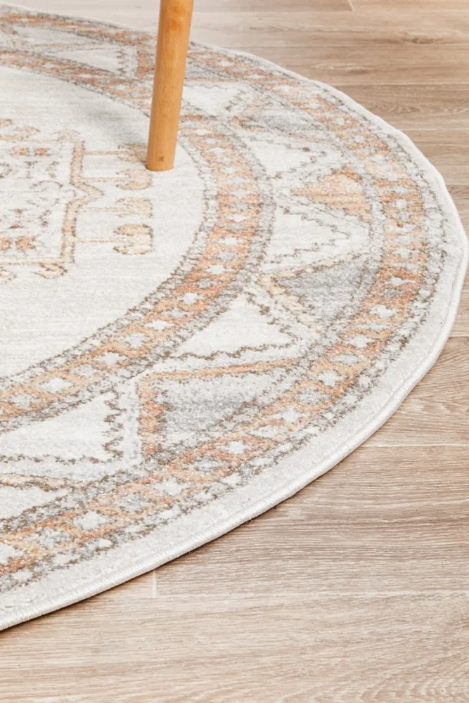 Mayfair Caitlen Round Rug (Natural) by Rug Culture