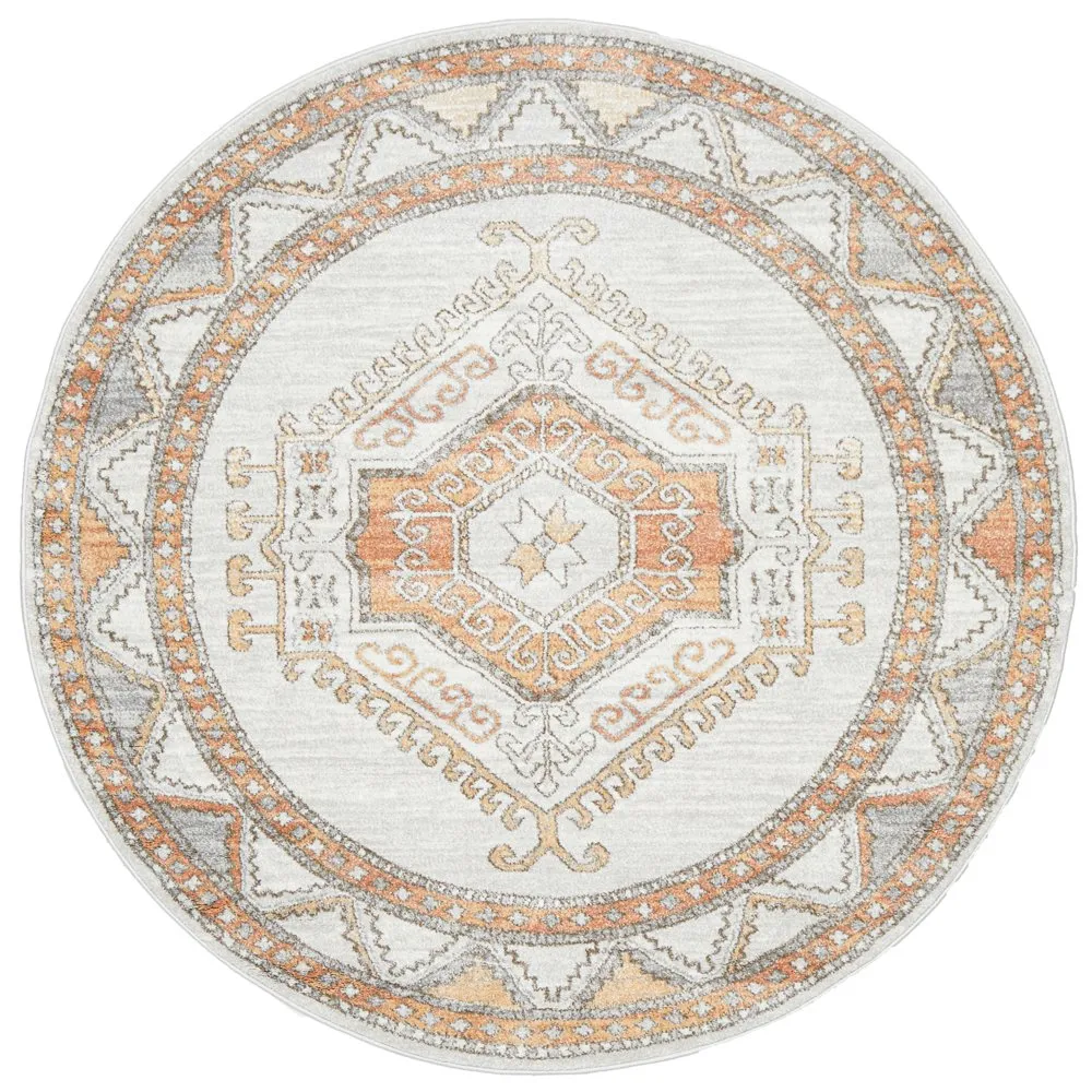 Mayfair Caitlen Round Rug (Natural) by Rug Culture