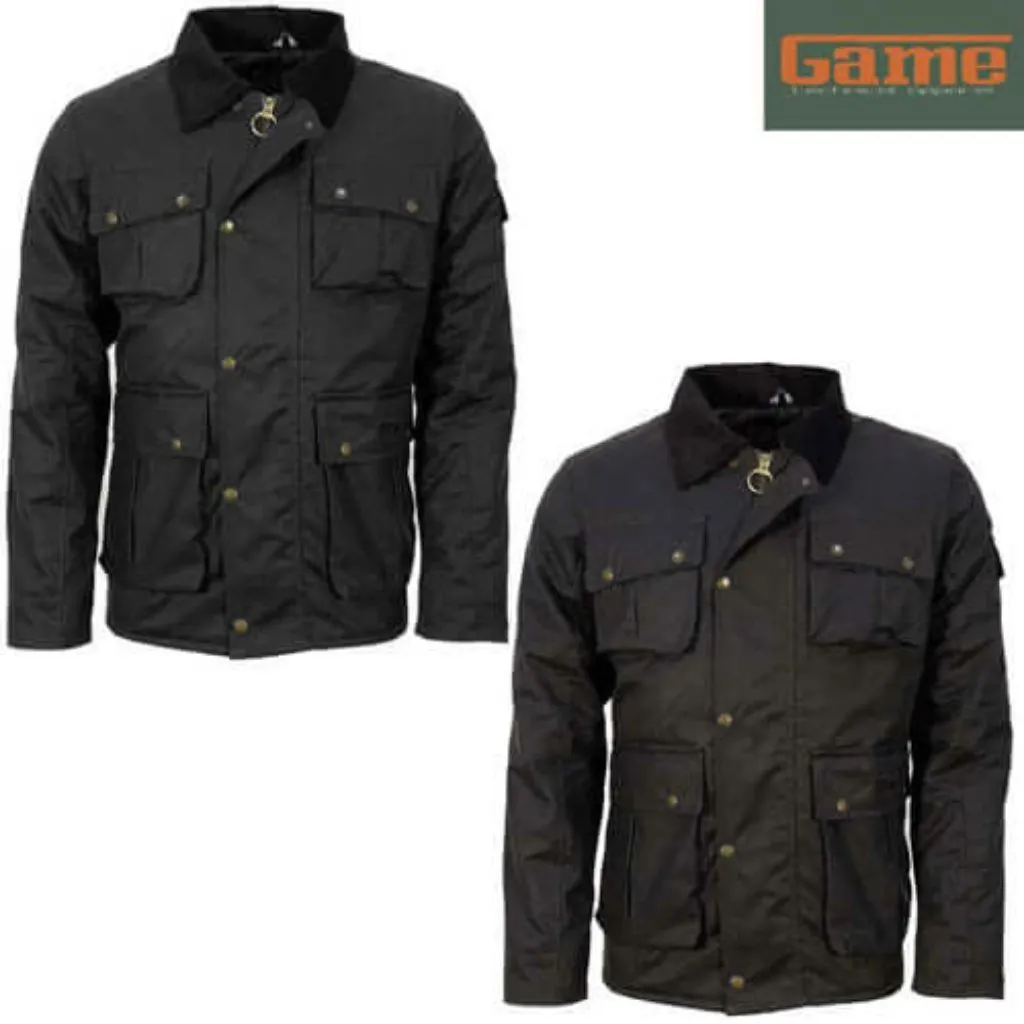 Mens Wax Jacket - Game Utilitas II