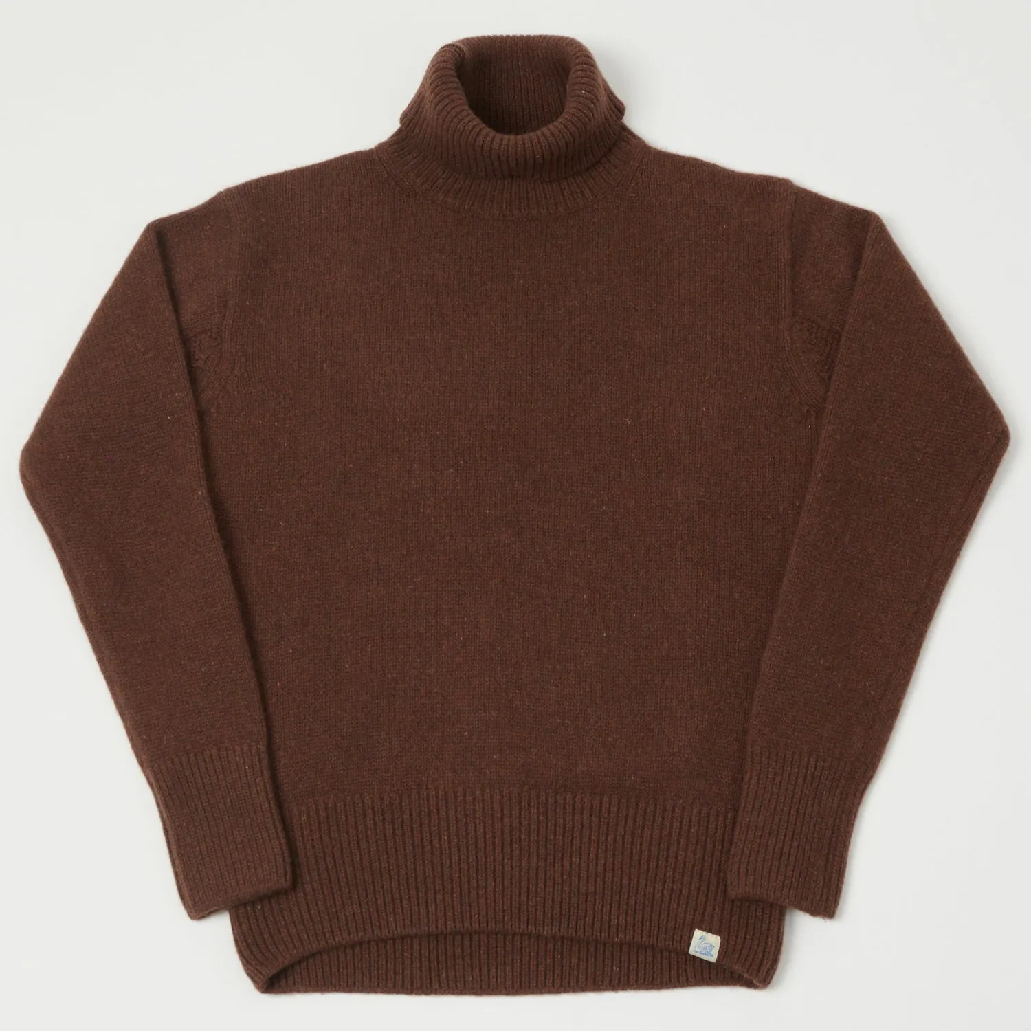 Merz b. Schwanen LOCT01 Turtleneck Knit Pullover - Chestnut