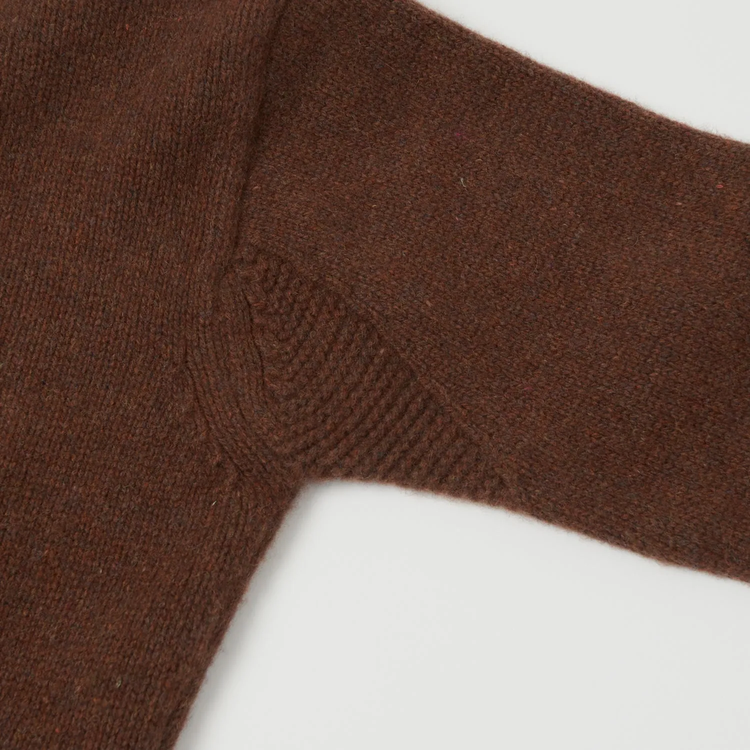 Merz b. Schwanen LOCT01 Turtleneck Knit Pullover - Chestnut