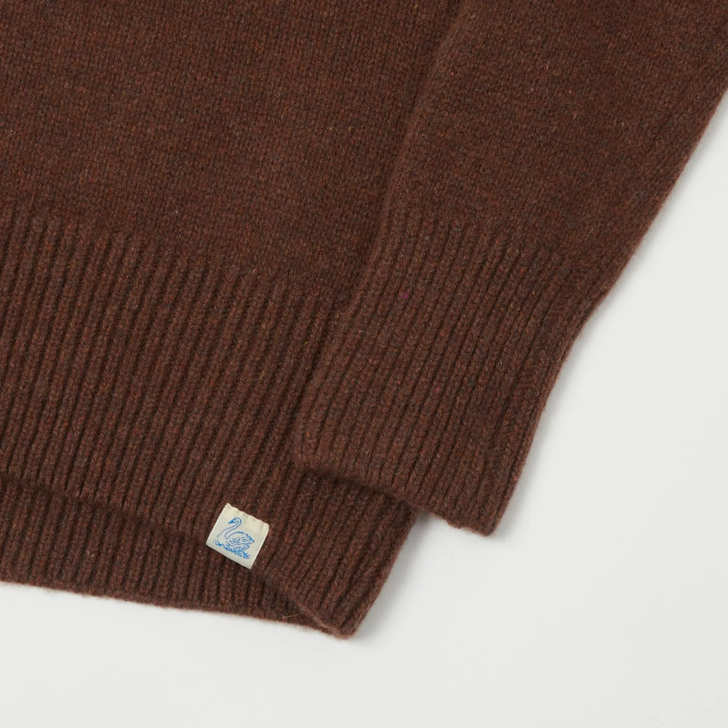 Merz b. Schwanen LOCT01 Turtleneck Knit Pullover - Chestnut