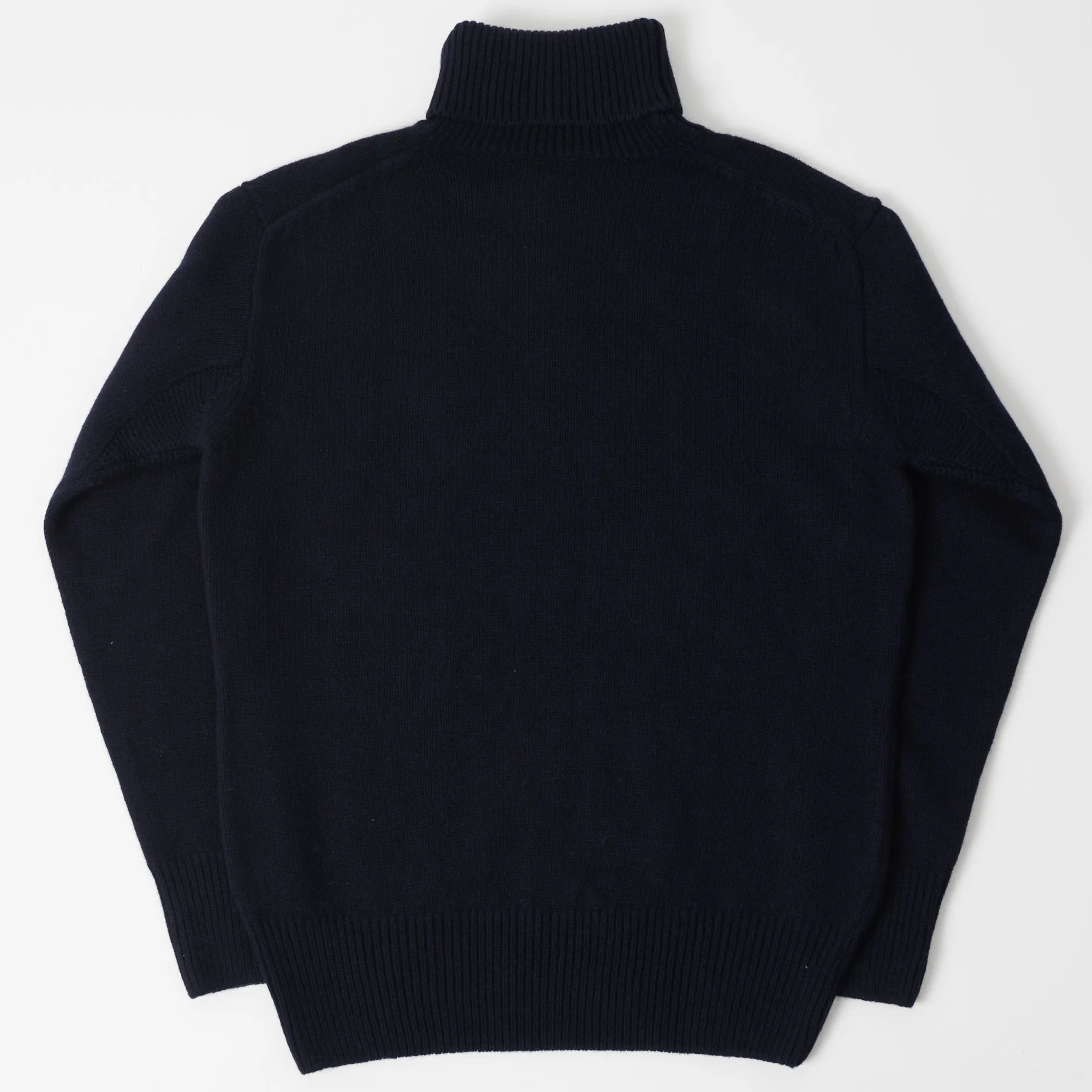 Merz b. Schwanen LOCT01 Turtleneck Knit Pullover - Dark Navy