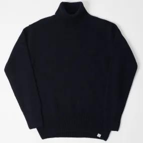 Merz b. Schwanen LOCT01 Turtleneck Knit Pullover - Dark Navy