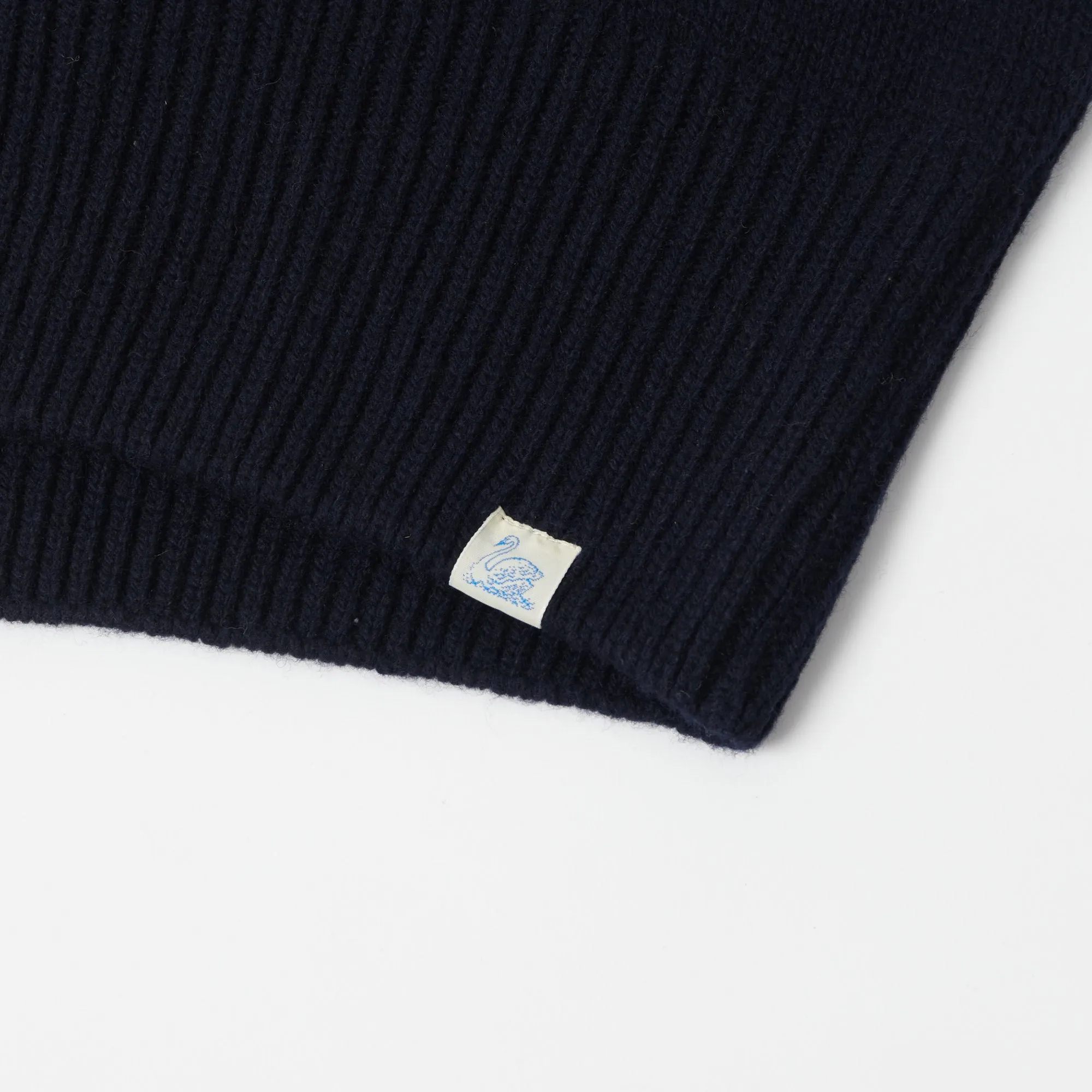 Merz b. Schwanen LOCT01 Turtleneck Knit Pullover - Dark Navy