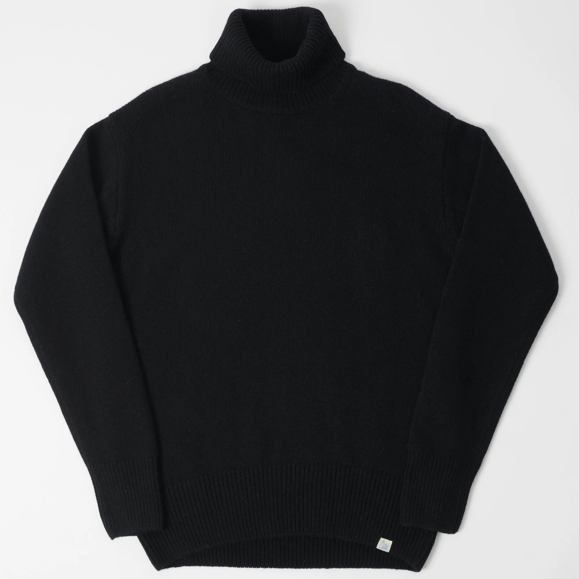 Merz b. Schwanen LOCT01 Turtleneck Knit Pullover - Deep Black