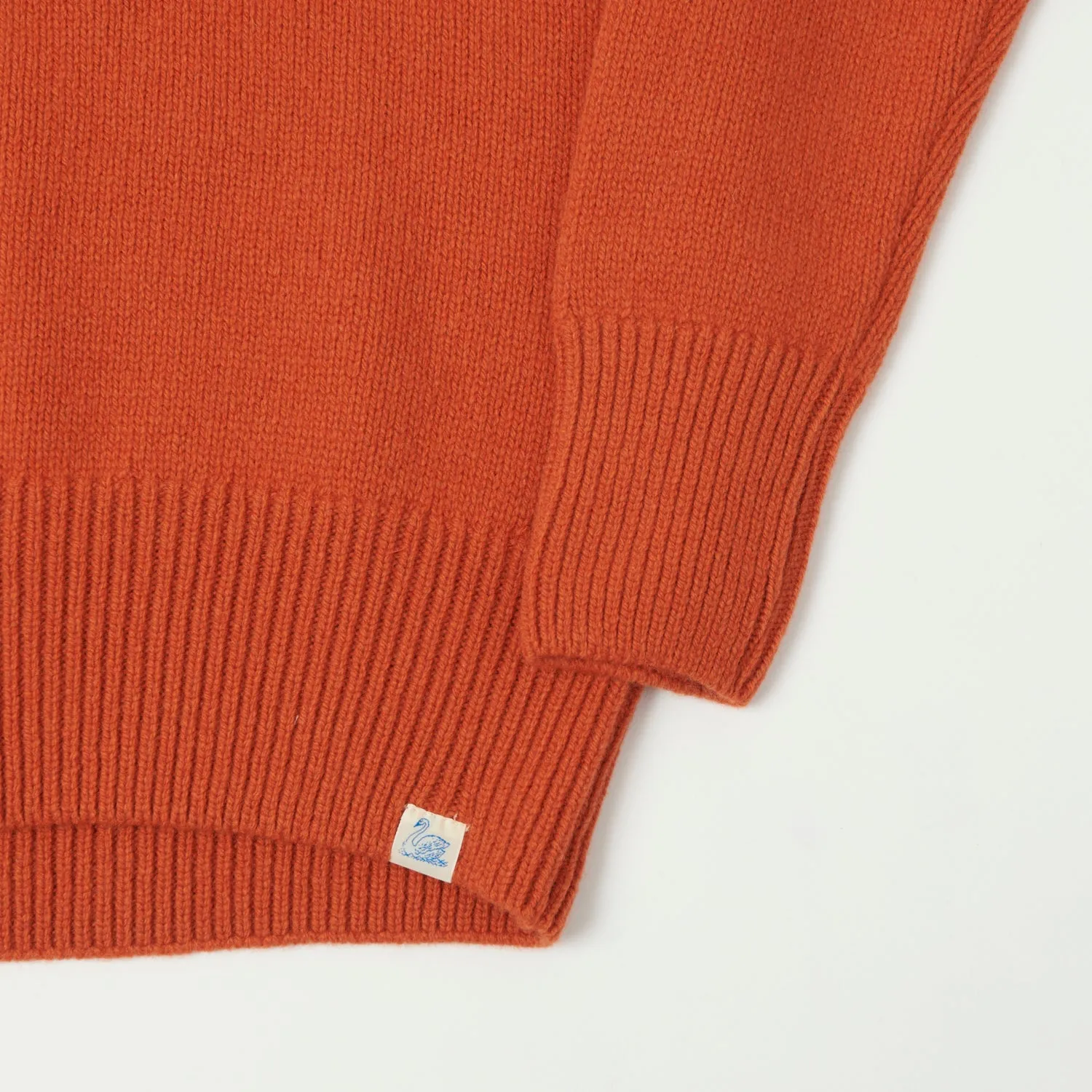 Merz b. Schwanen LOCT01 Turtleneck Knit Pullover - Rust