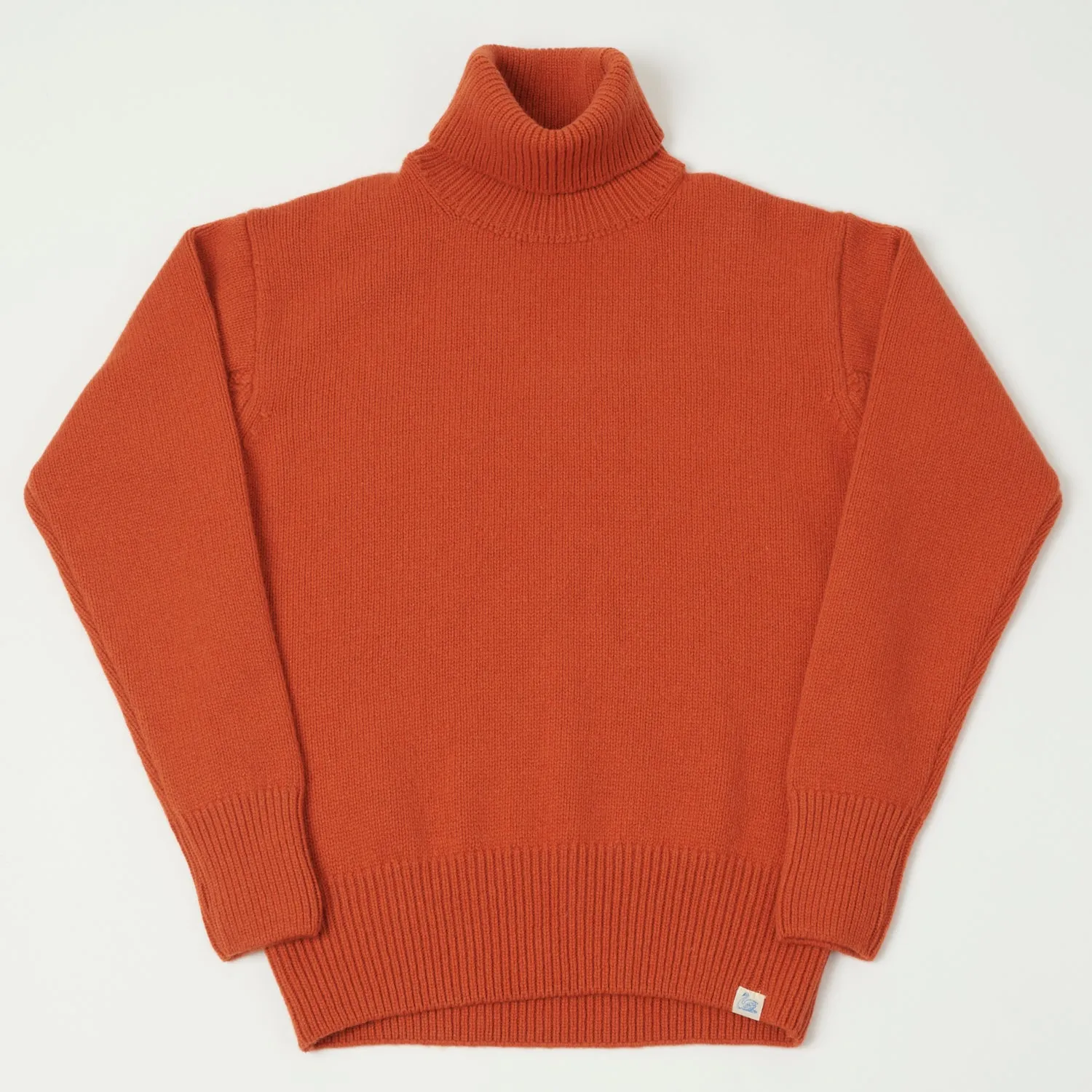 Merz b. Schwanen LOCT01 Turtleneck Knit Pullover - Rust