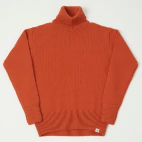 Merz b. Schwanen LOCT01 Turtleneck Knit Pullover - Rust