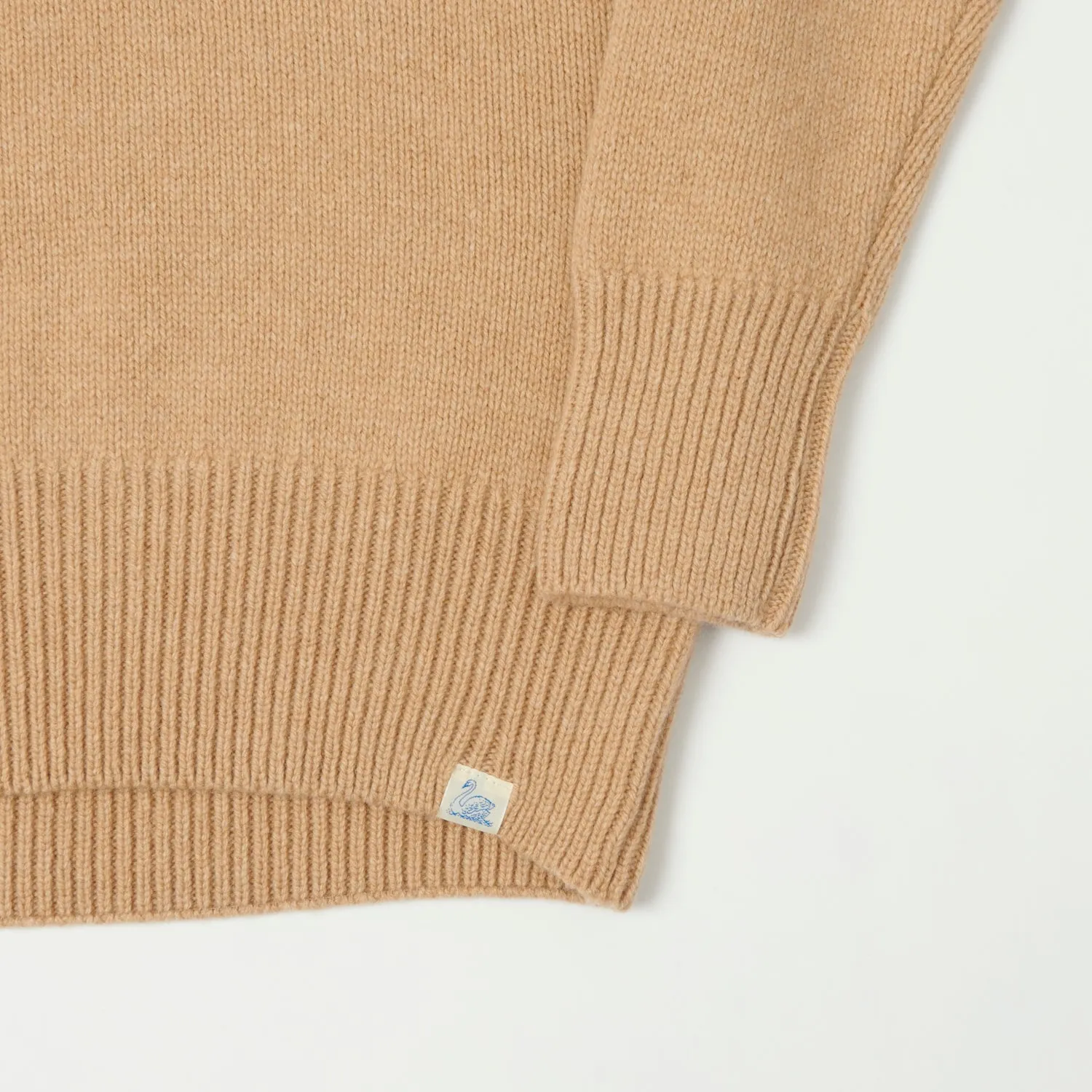 Merz b. Schwanen LOCT01 Turtleneck Knit Pullover - Toffee