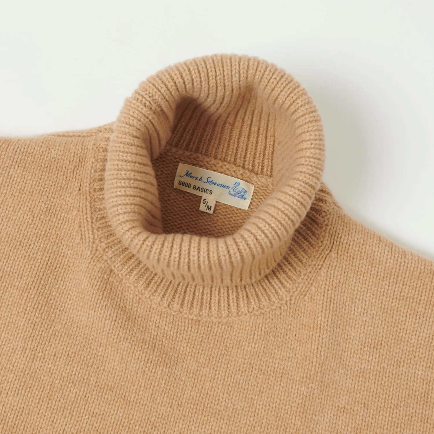 Merz b. Schwanen LOCT01 Turtleneck Knit Pullover - Toffee