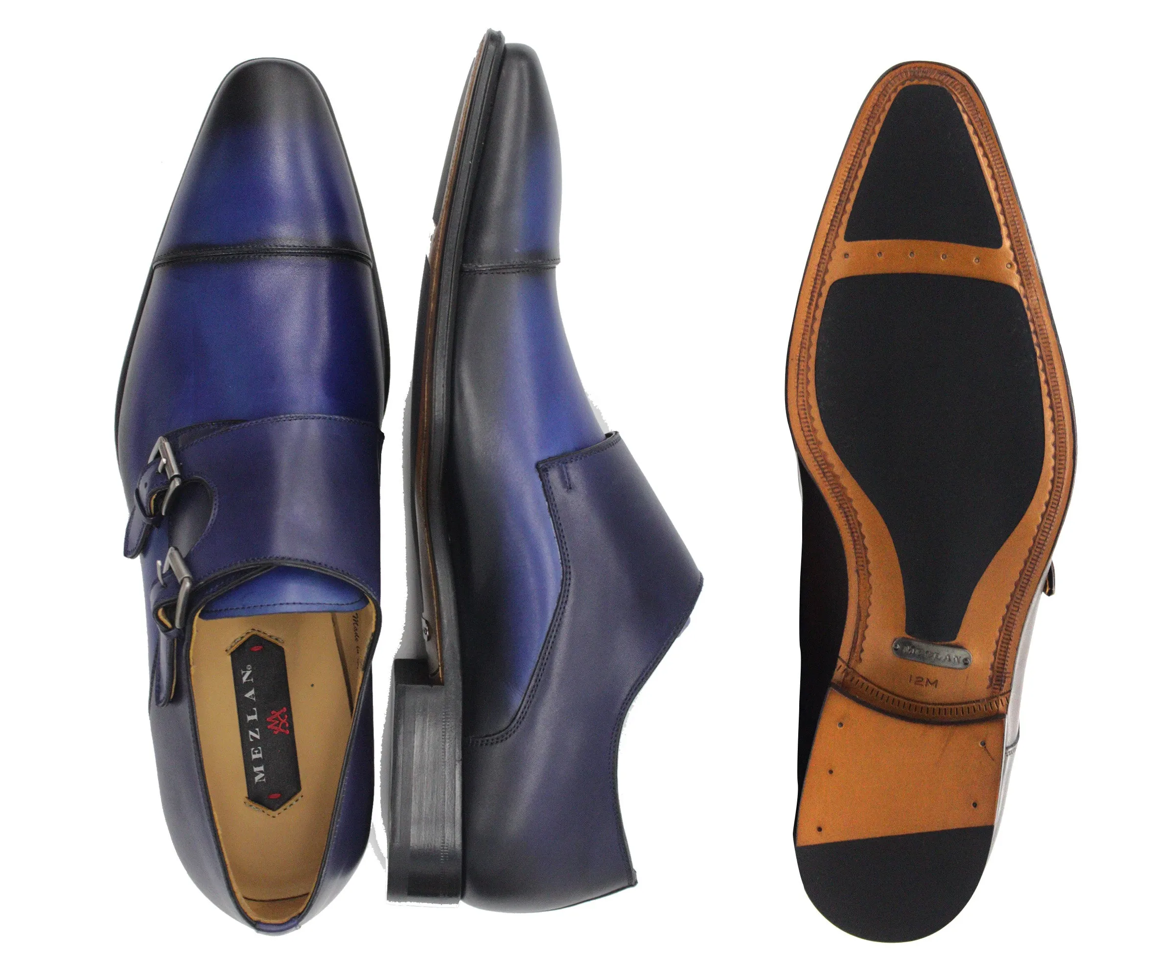 MEZLAN,CAP TOE-SLIP ON-SHOES-BARDEM-8979-BLUE