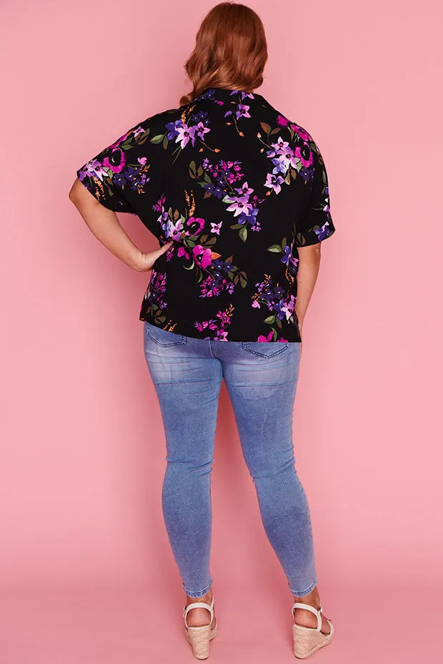 Monnie Night Flower Top