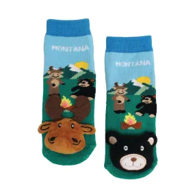 Montana Campfire Blue Socks - 27161