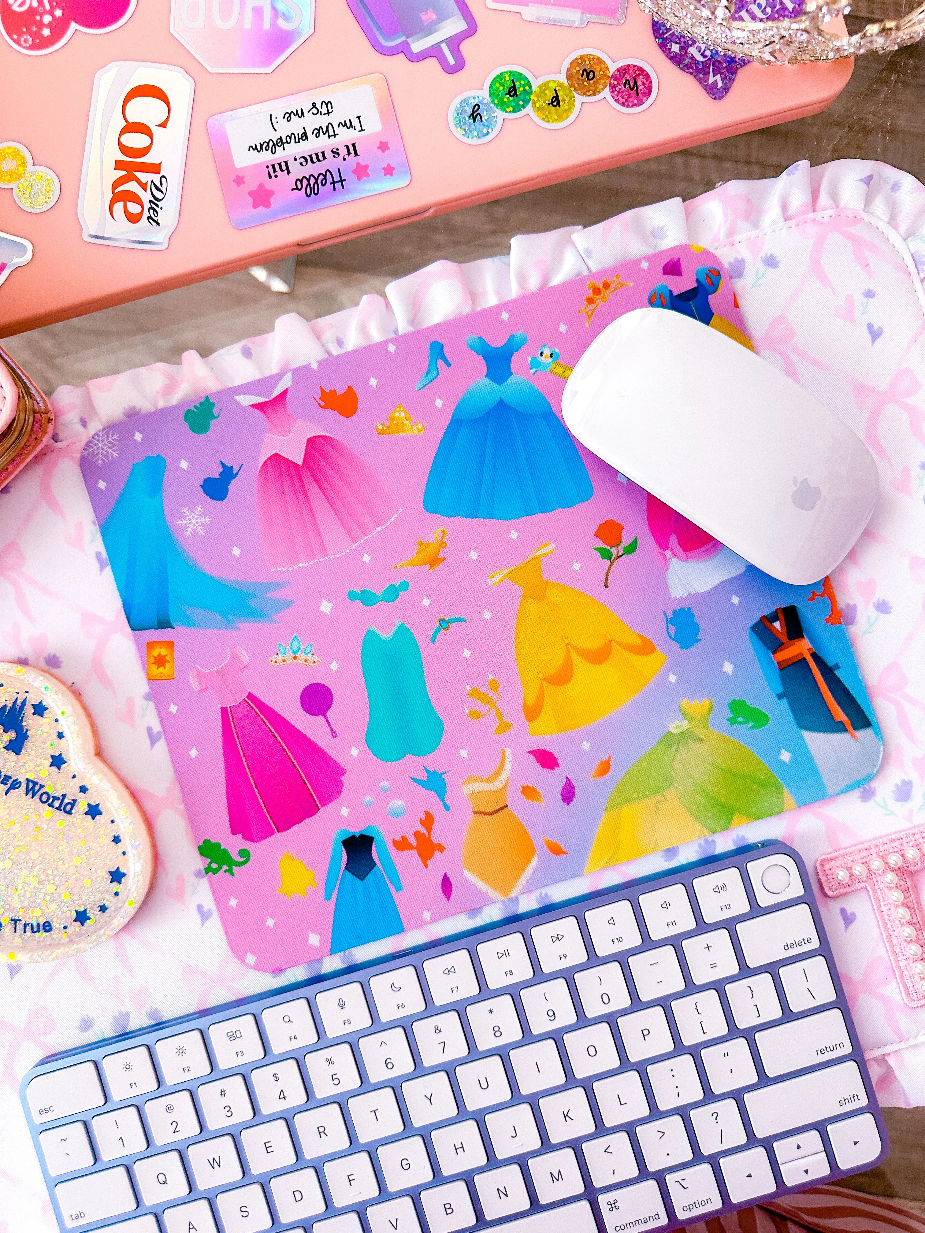 Mouse Pad - Princess Dresses