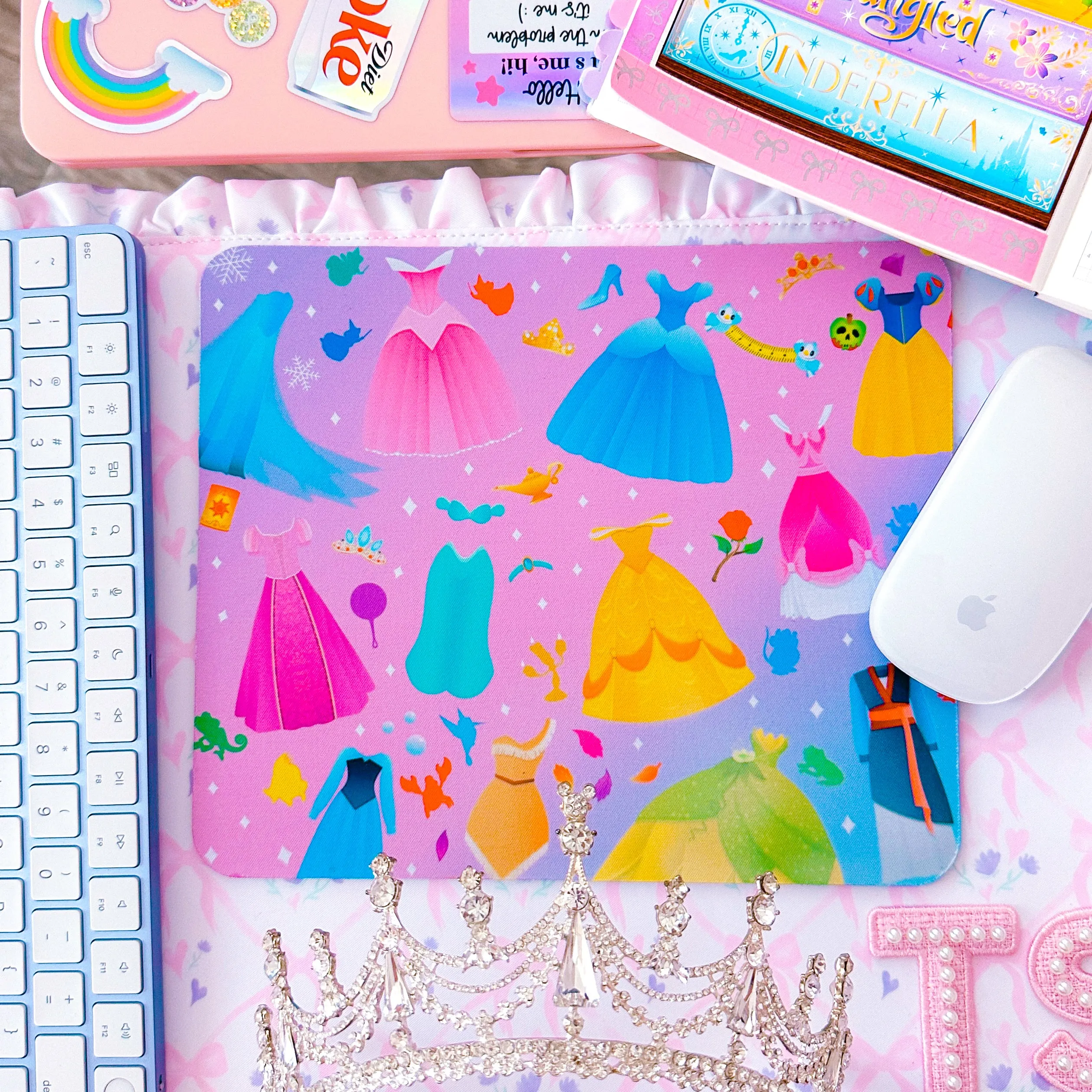 Mouse Pad - Princess Dresses