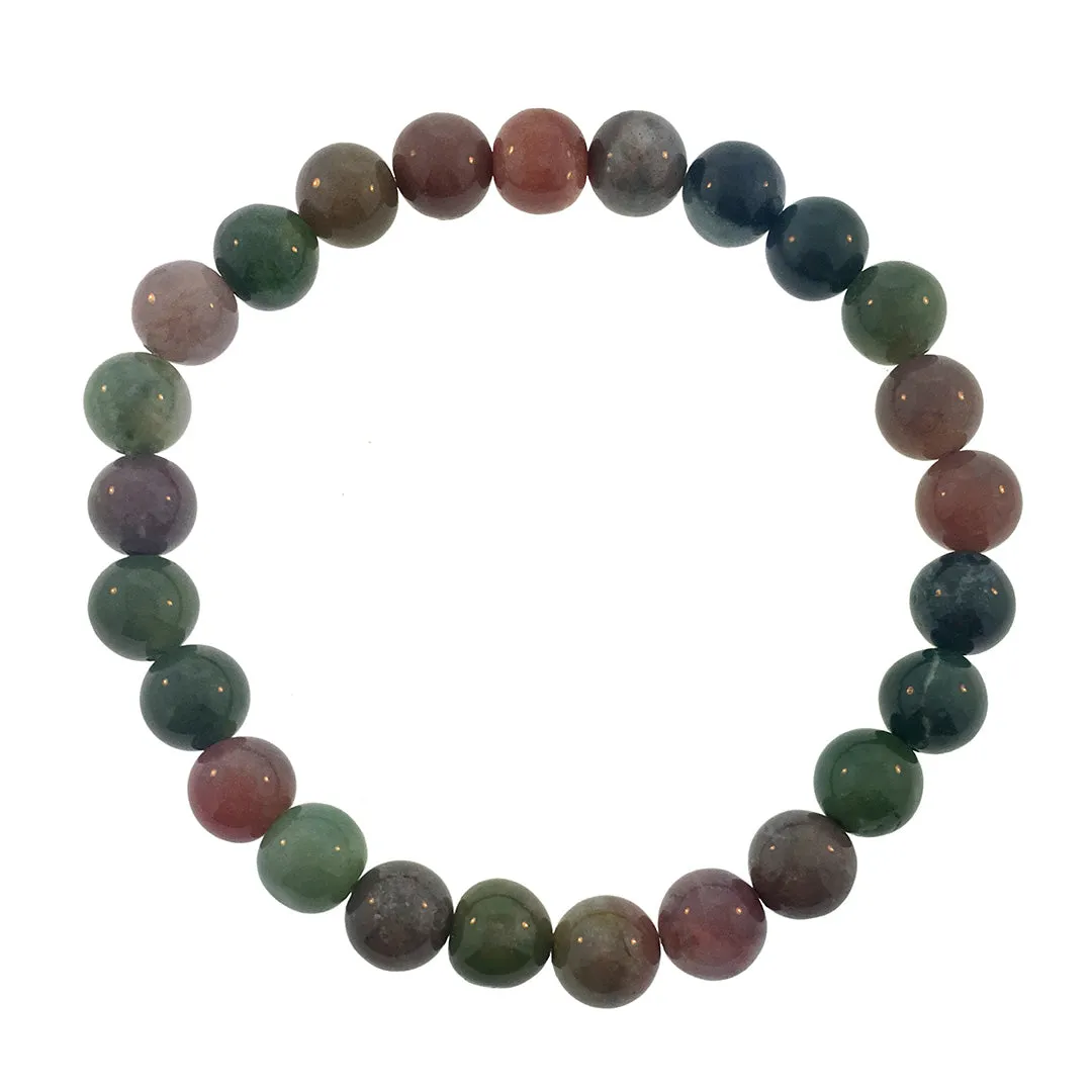 Natural Gem Beads Flex Bracelet