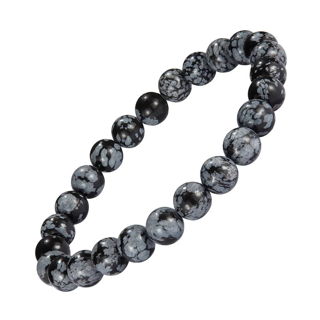 Natural Gem Beads Flex Bracelet