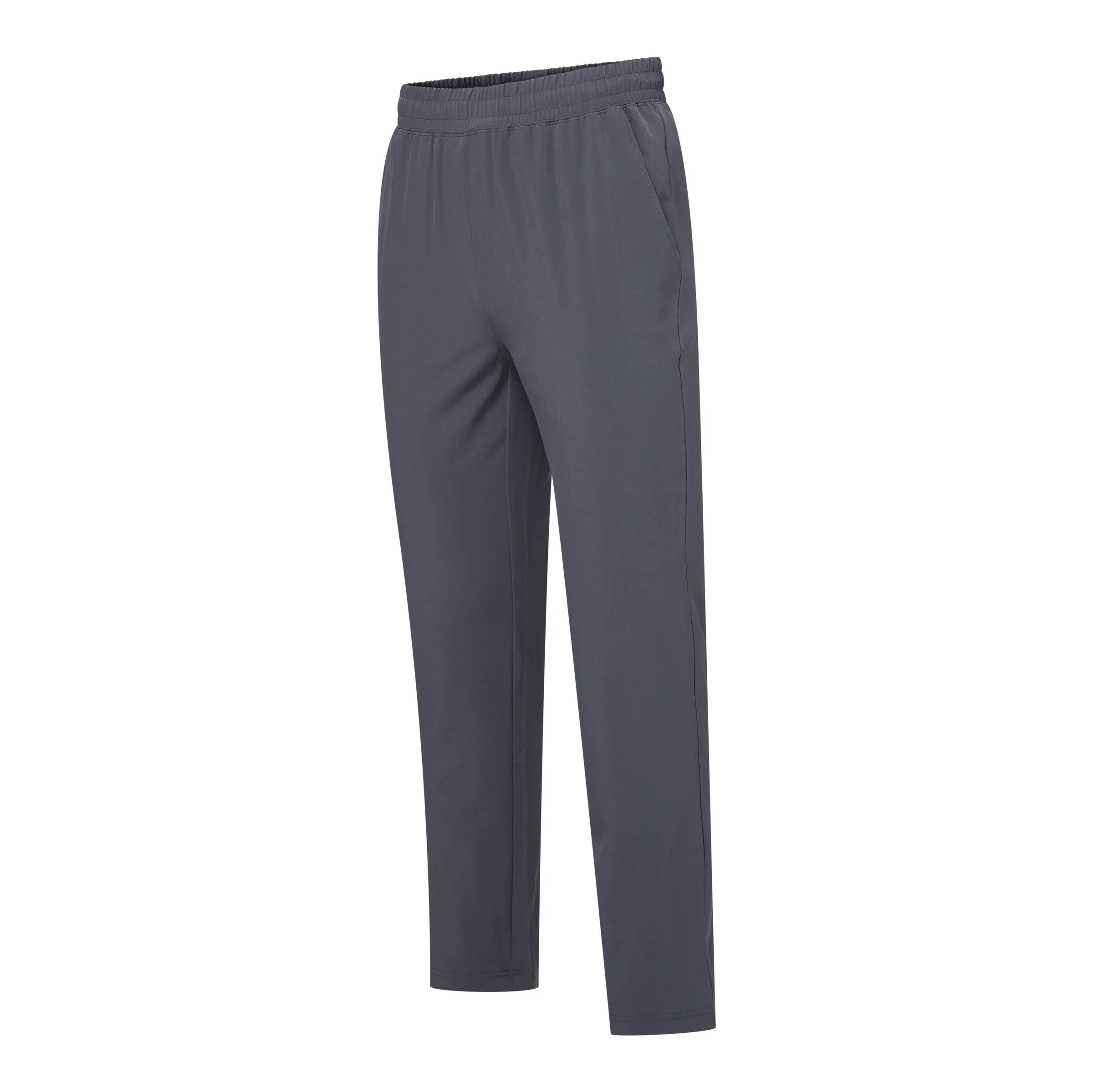 New! Men's Elastic Waist Adaptive Track Pants in Charcoal Grey